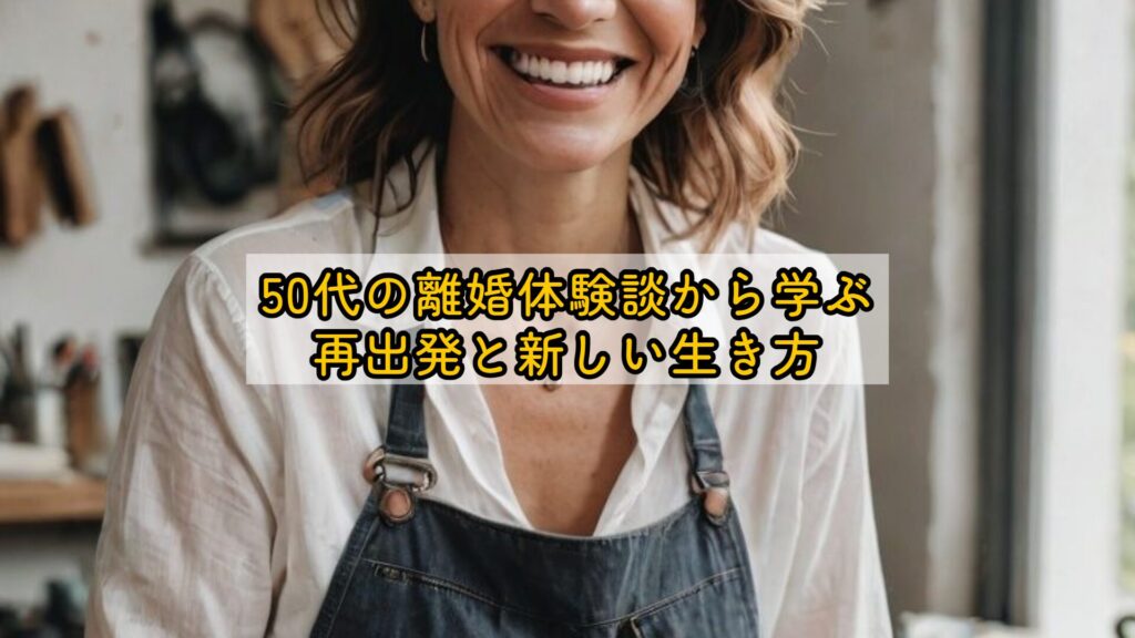 50代の離婚体験談から学ぶ再出発と新しい生き方