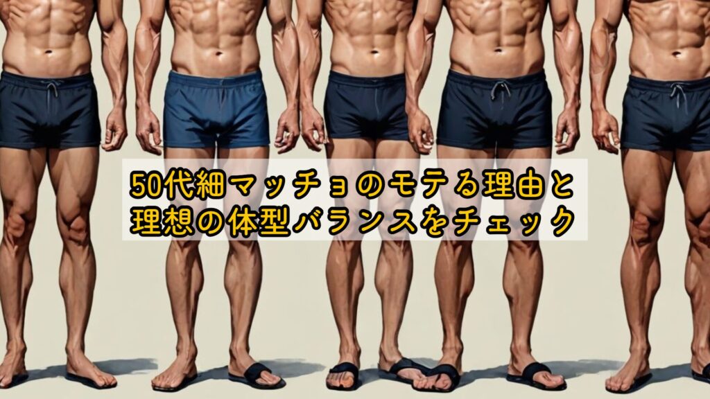 50代細マッチョのモテる理由と理想の体型バランスをチェック