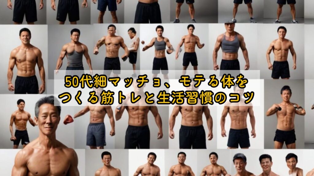 50代細マッチョ、モテる体をつくる筋トレと生活習慣のコツ