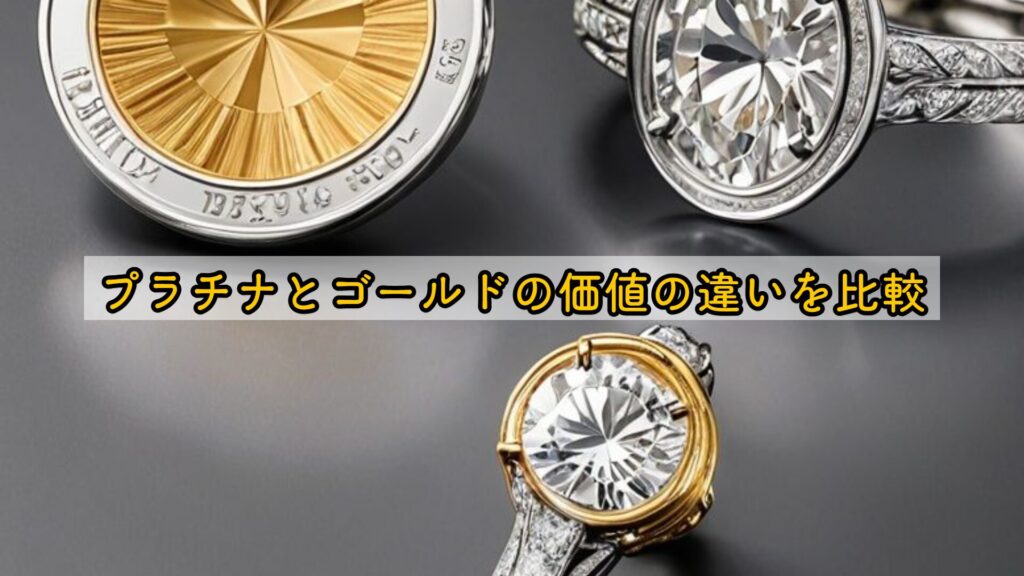 プラチナとゴールドの価値の違いを比較