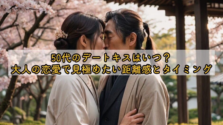 50代のデートキスはいつ？大人の恋愛で見極めたい距離感とタイミング