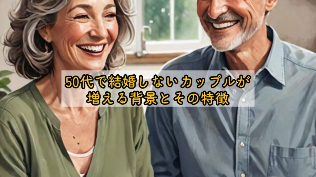50代で結婚しないカップルが増える背景とその特徴