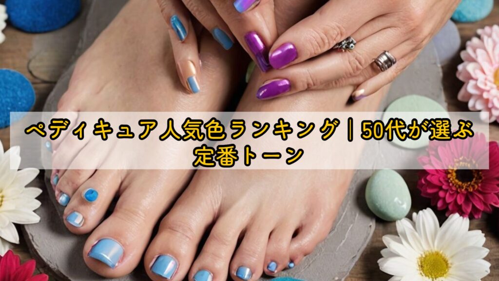 ペディキュア人気色ランキング|50代が選ぶ定番トーン
