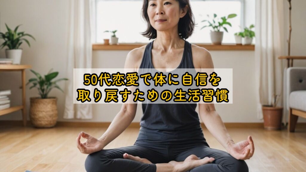 50代恋愛で体に自信を取り戻すための生活習慣