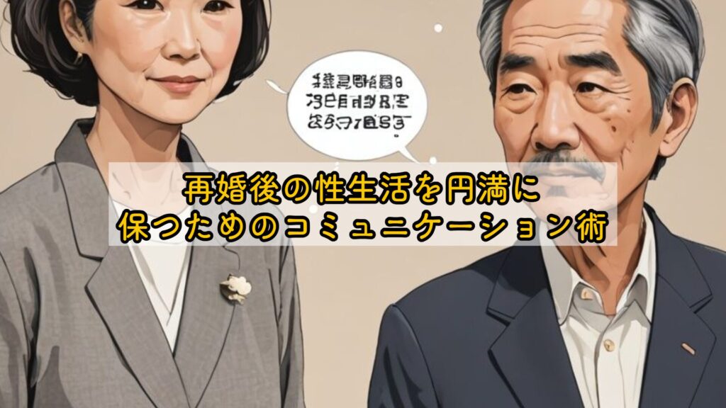 再婚後の性生活を円満に保つためのコミュニケーション術