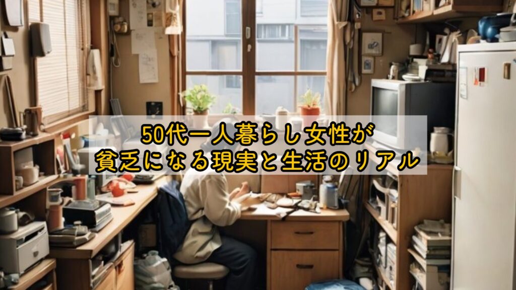50代一人暮らし女性が貧乏になる現実と生活のリアル
