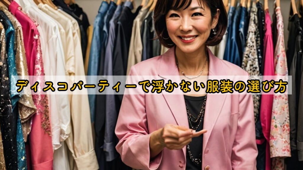 ディスコパーティーで浮かない服装の選び方