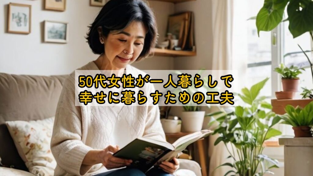 50代女性が一人暮らしで幸せに暮らすための工夫