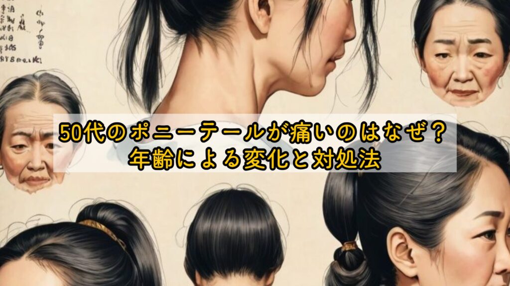 50代のポニーテールが痛いのはなぜ？年齢による変化と対処法