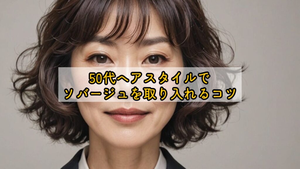 50代ヘアスタイルでソバージュを取り入れるコツ