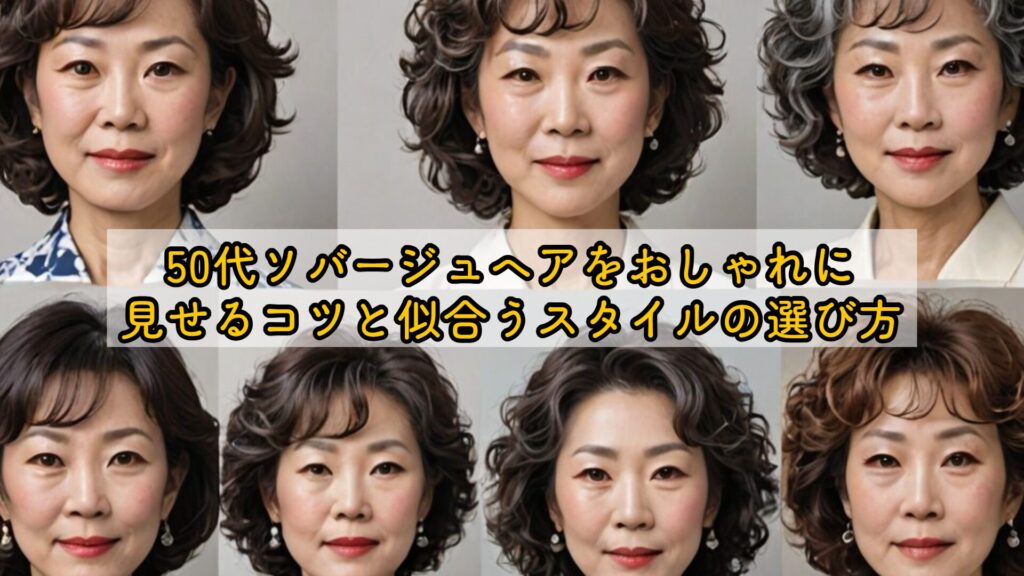 50代ソバージュヘアをおしゃれに見せるコツと似合うスタイルの選び方