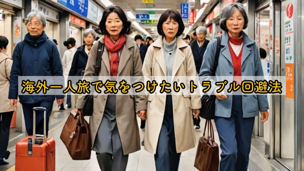 海外一人旅で気をつけたいトラブル回避法