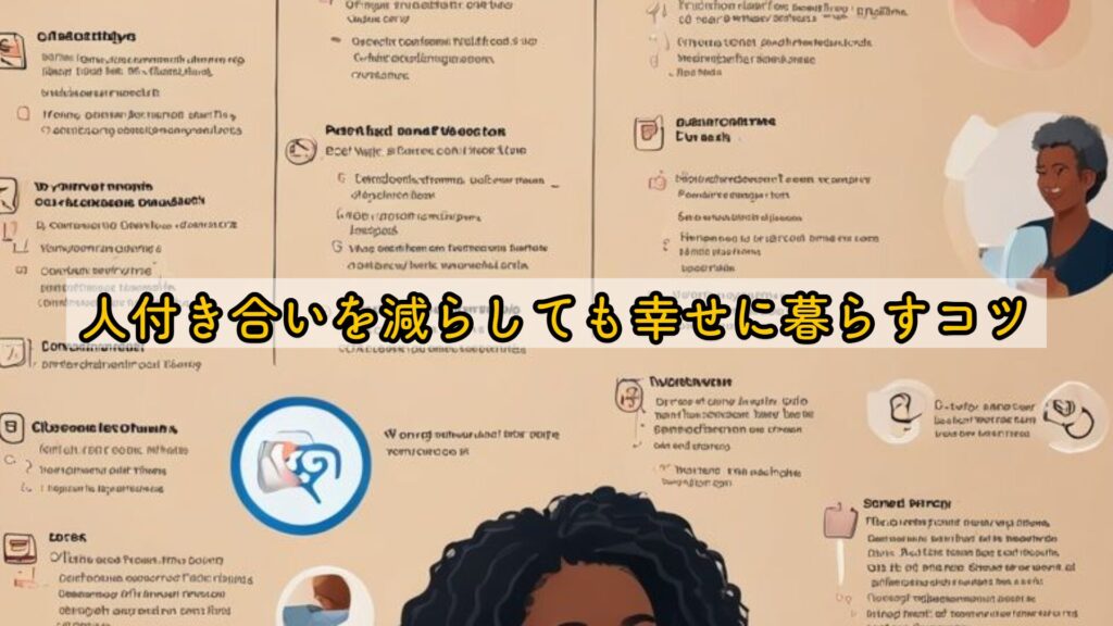 人付き合いを減らしても幸せに暮らすコツ