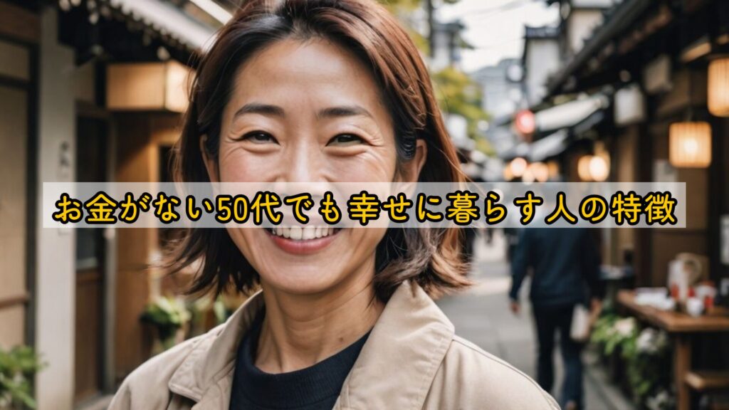 お金がない50代でも幸せに暮らす人の特徴