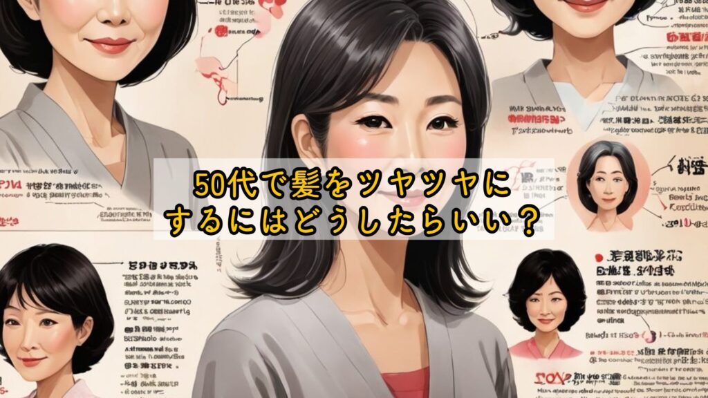 50代で髪をツヤツヤにするにはどうしたらいい？