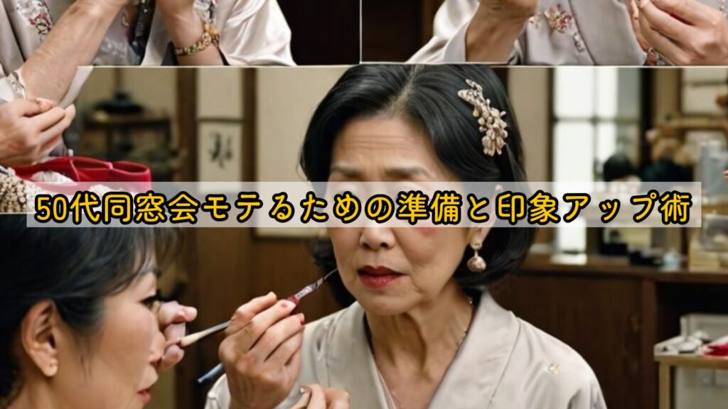 50代同窓会モテるための準備と印象アップ術