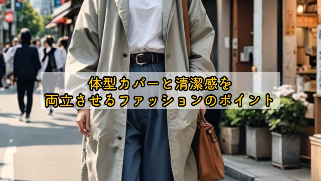 体型カバーと清潔感を両立させるファッションのポイント