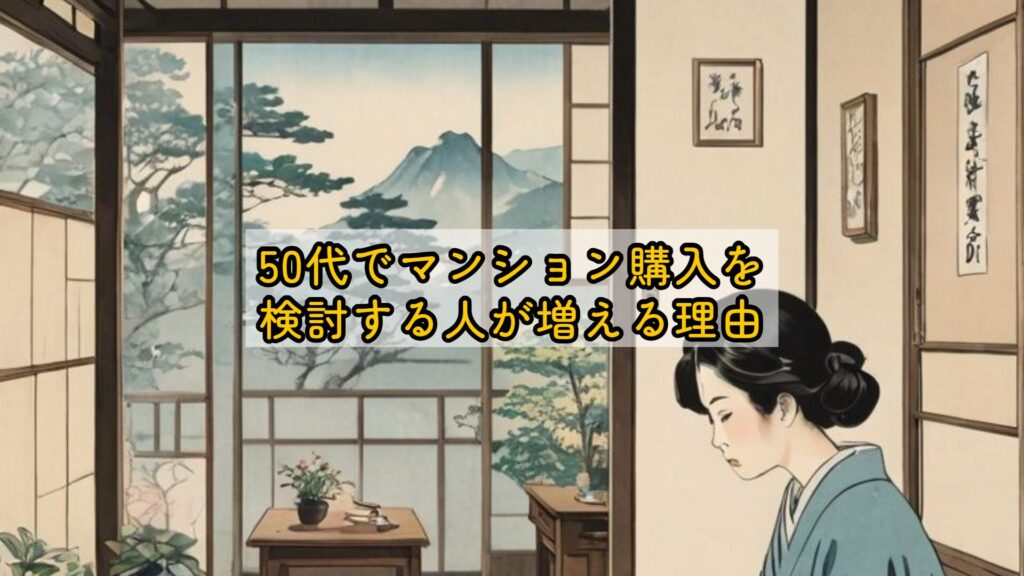 50代でマンション購入を検討する人が増える理由