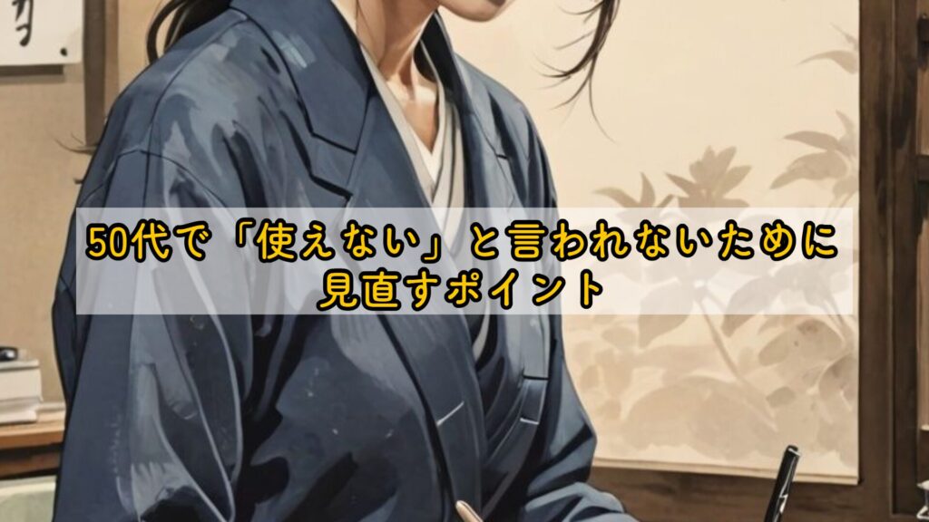 50代で「使えない」と言われないために見直すポイント