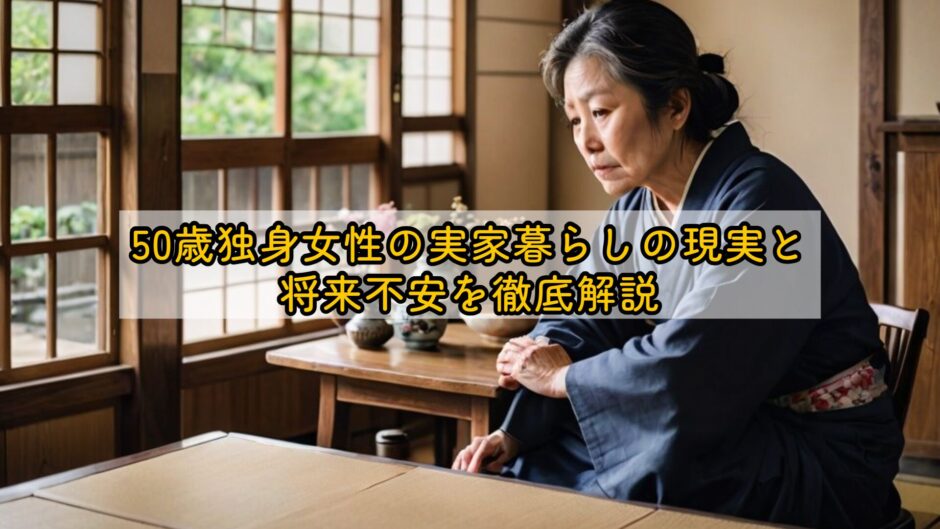 50歳独身女性の実家暮らしの現実と将来不安を徹底解説