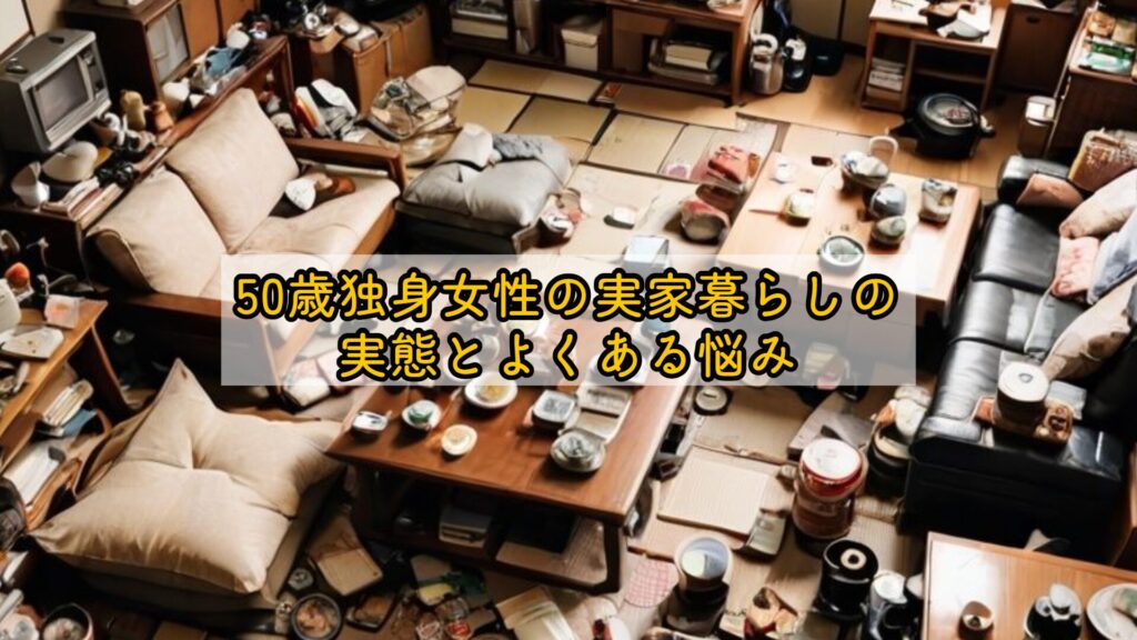 50歳独身女性の実家暮らしの実態とよくある悩み