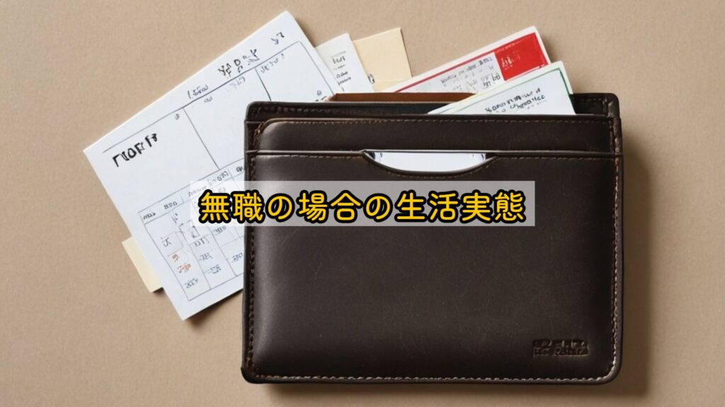 無職の場合の生活実態