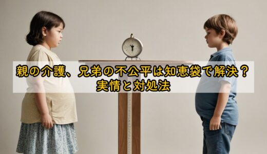 親の介護、兄弟の不公平は知恵袋で解決？実情と対処法