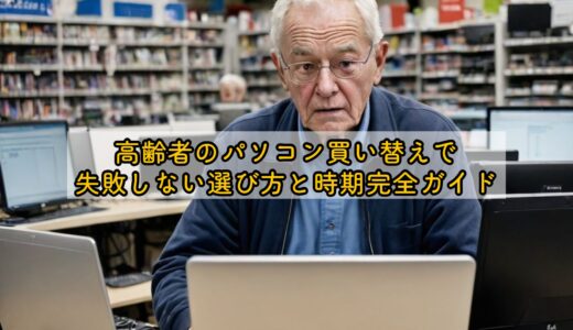 高齢者のパソコン買い替えで失敗しない選び方と時期完全ガイド