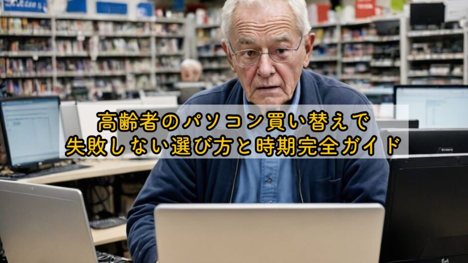 高齢者のパソコン買い替えで失敗しない選び方と時期完全ガイド