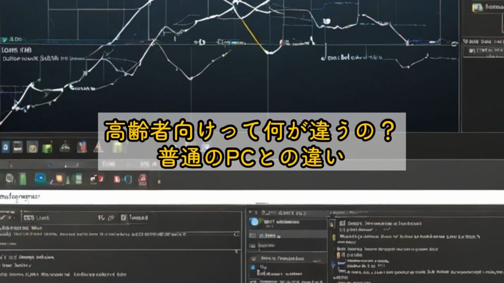 高齢者向けって何が違うの？普通のPCとの違い