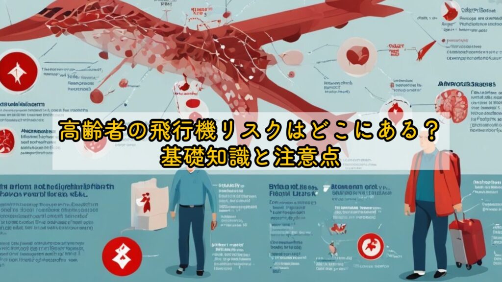 高齢者の飛行機リスクはどこにある？基礎知識と注意点