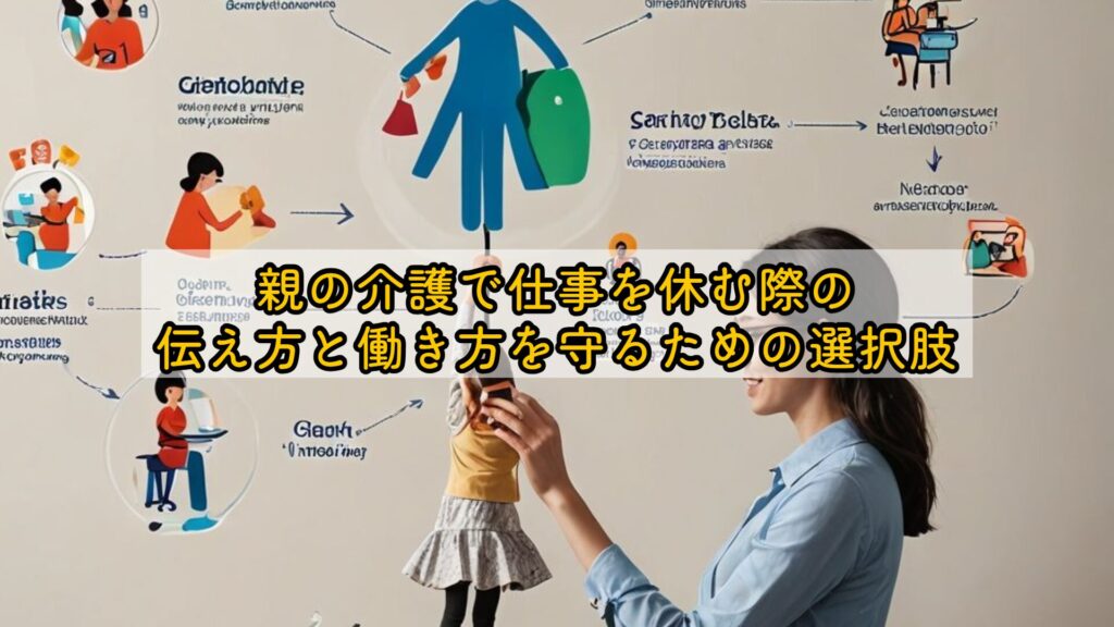親の介護で仕事を休む際の伝え方と働き方を守るための選択肢