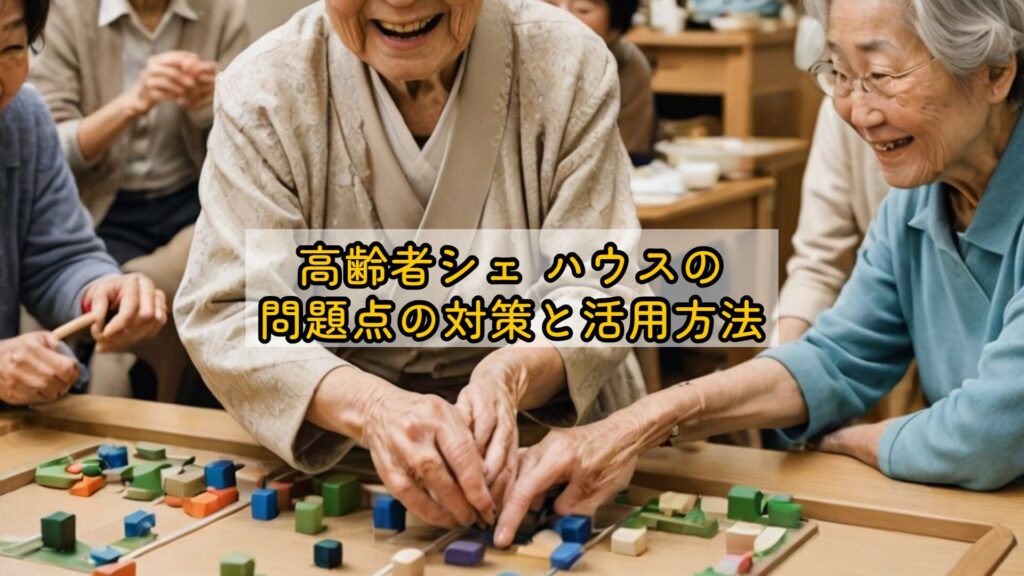高齢者シェアハウスの問題点の対策と活用方法