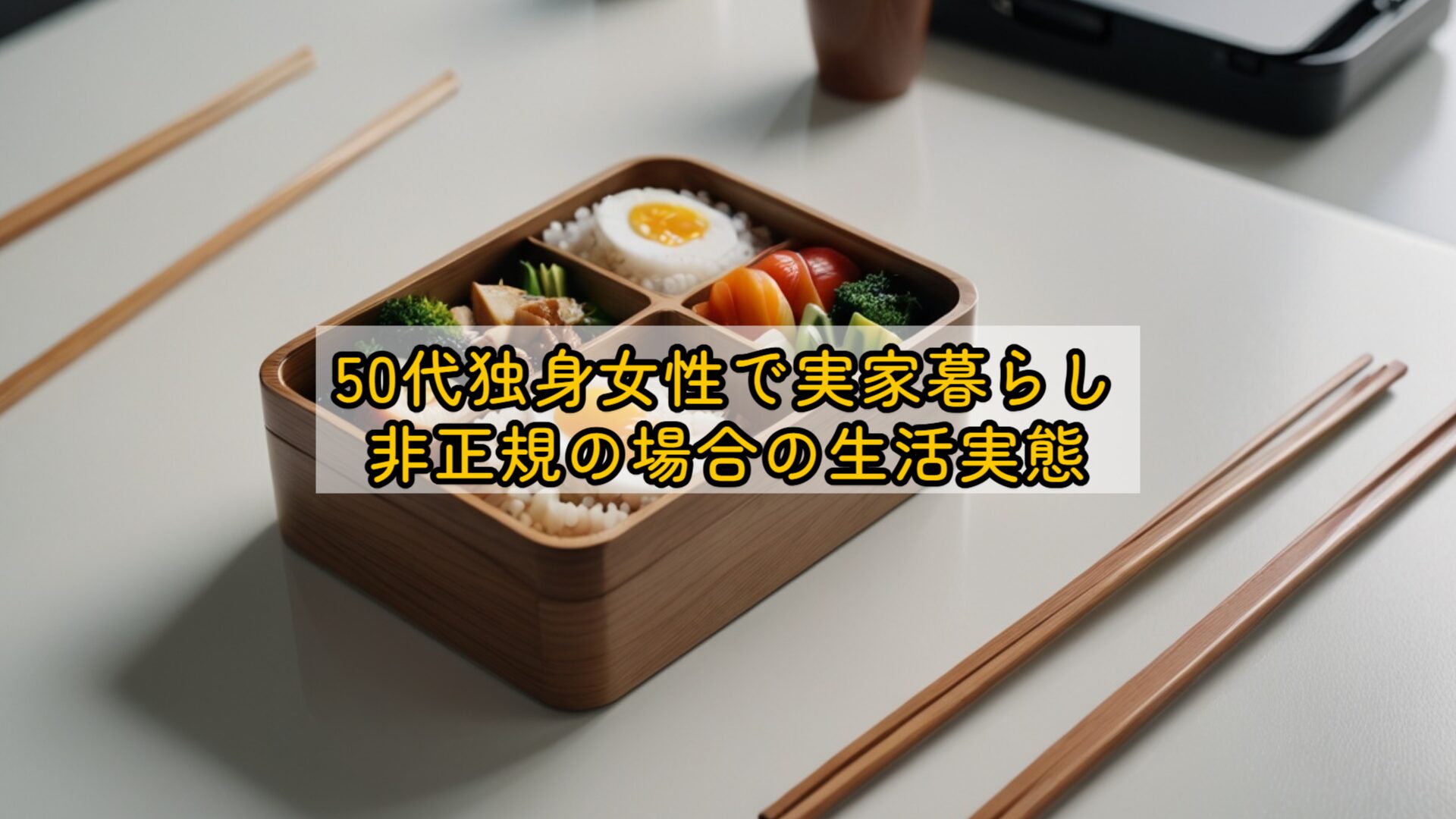 50代独身女性で実家暮らし非正規の場合の生活実態