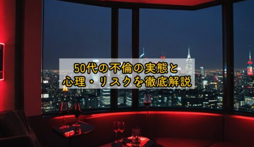 50代の不倫の実態と心理・リスクを徹底解説