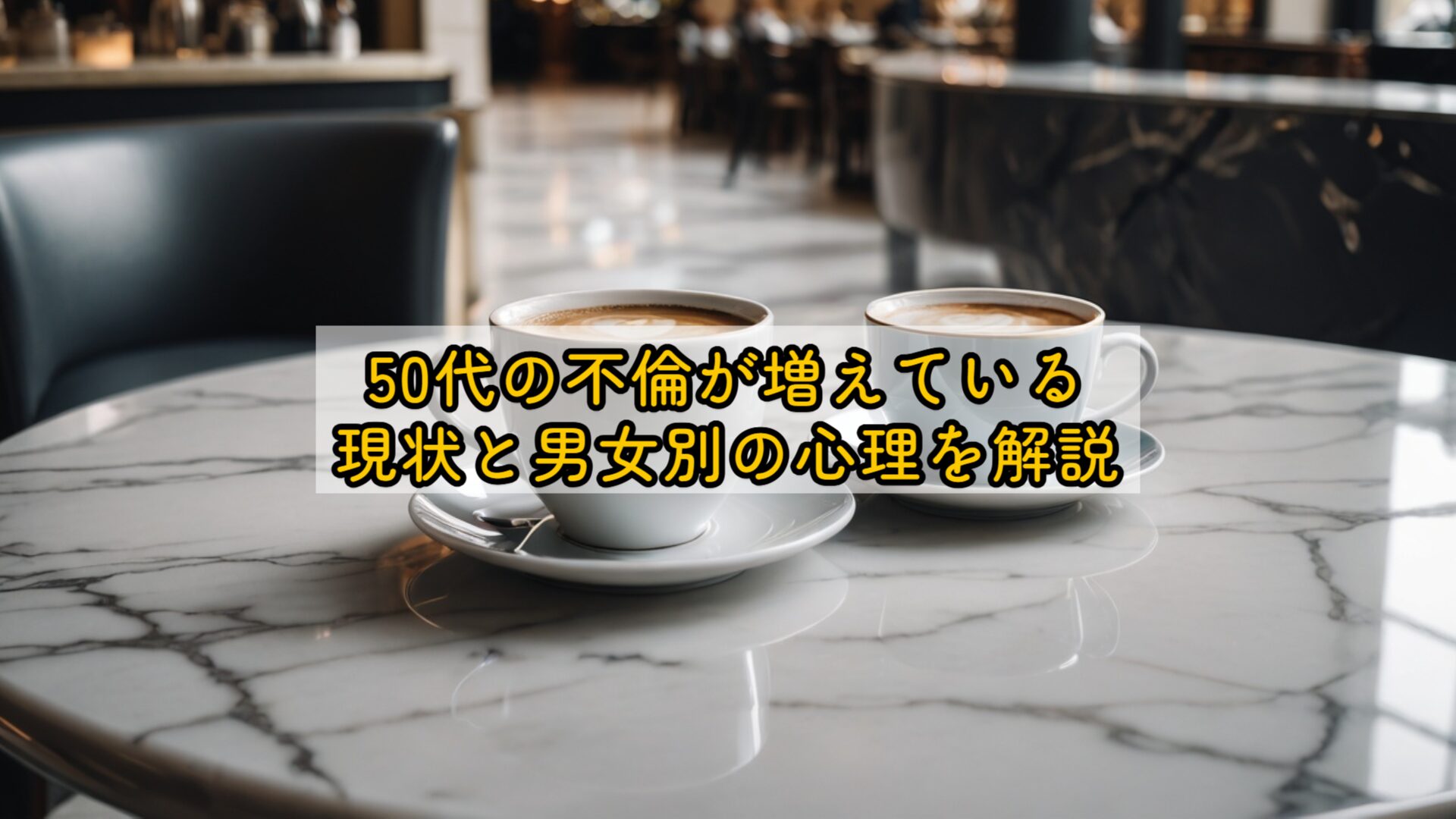 50代の不倫が増えている現状と男女別の心理を解説