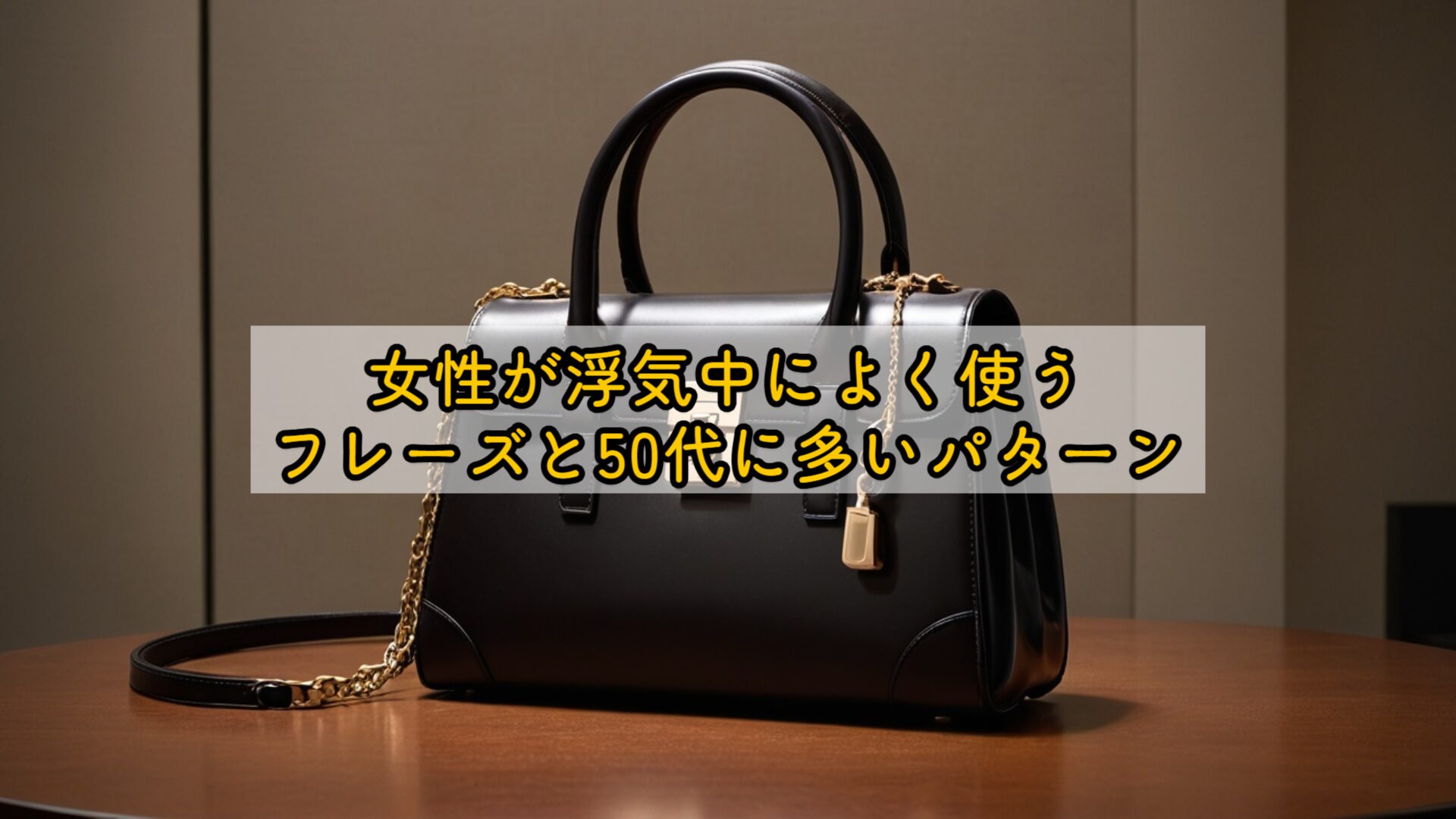 女性が浮気中によく使うフレーズと50代に多いパターン