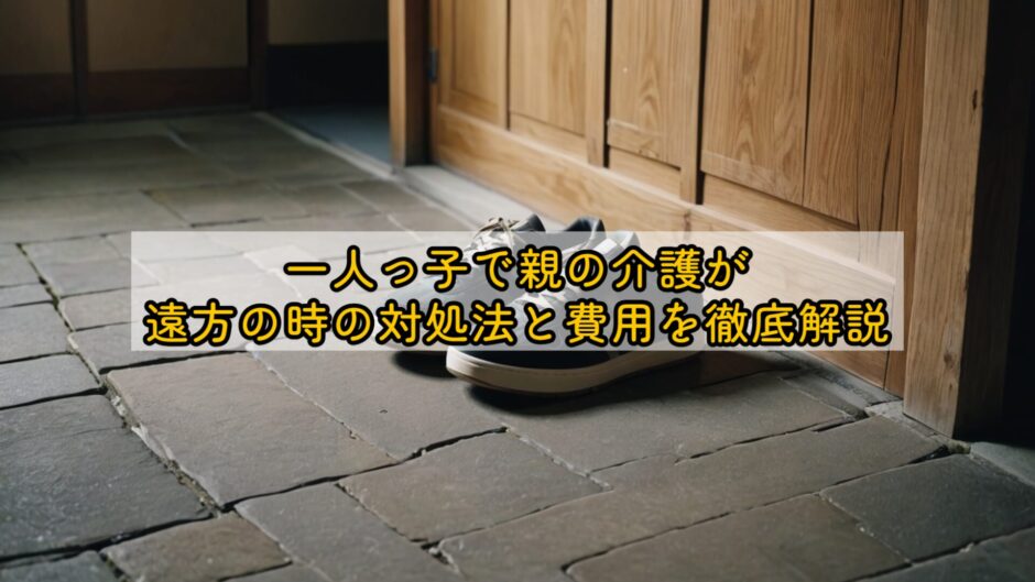 一人っ子で親の介護が遠方の時の対処法と費用を徹底解説