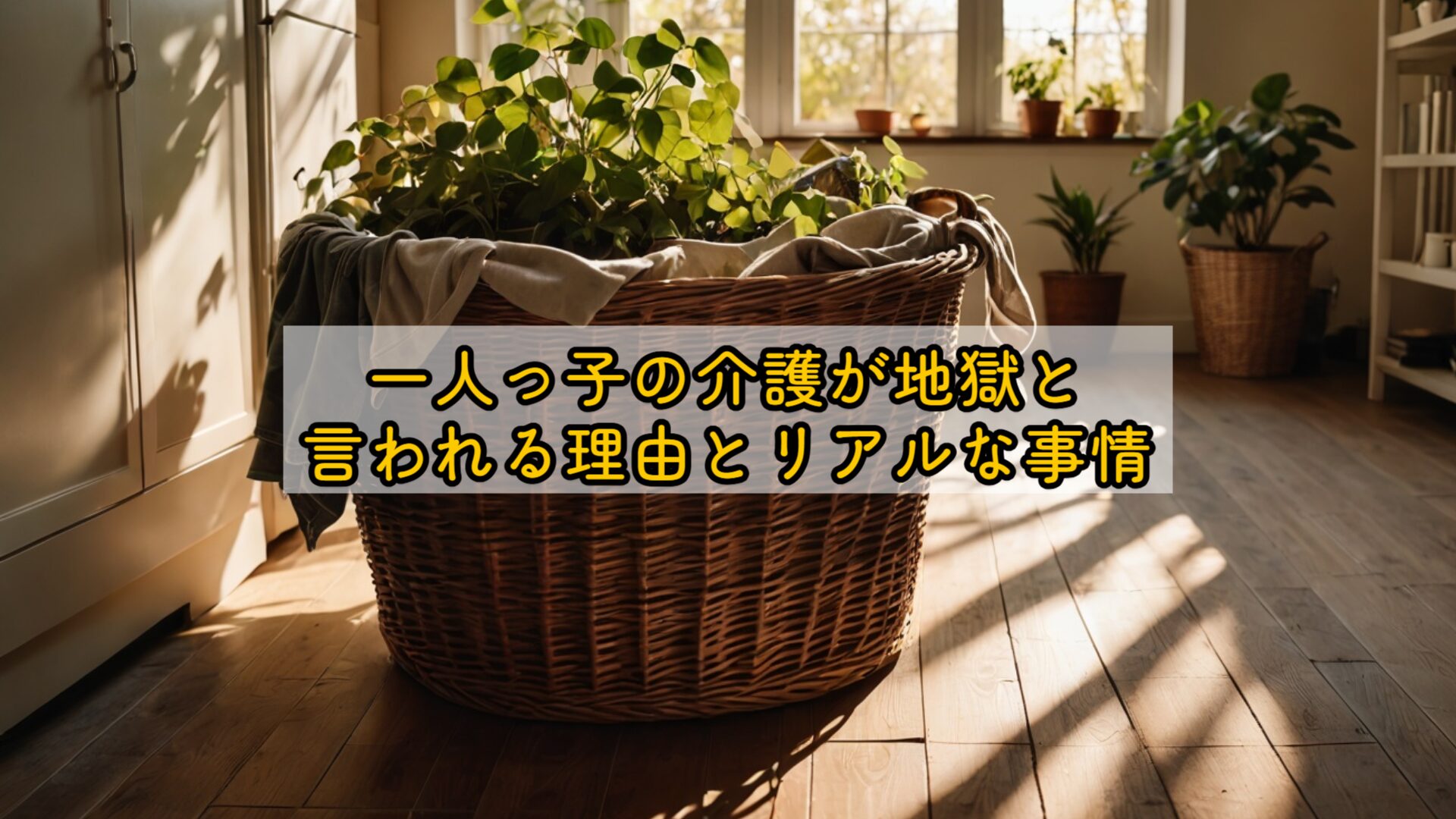 一人っ子の介護が地獄と言われる理由とリアルな事情