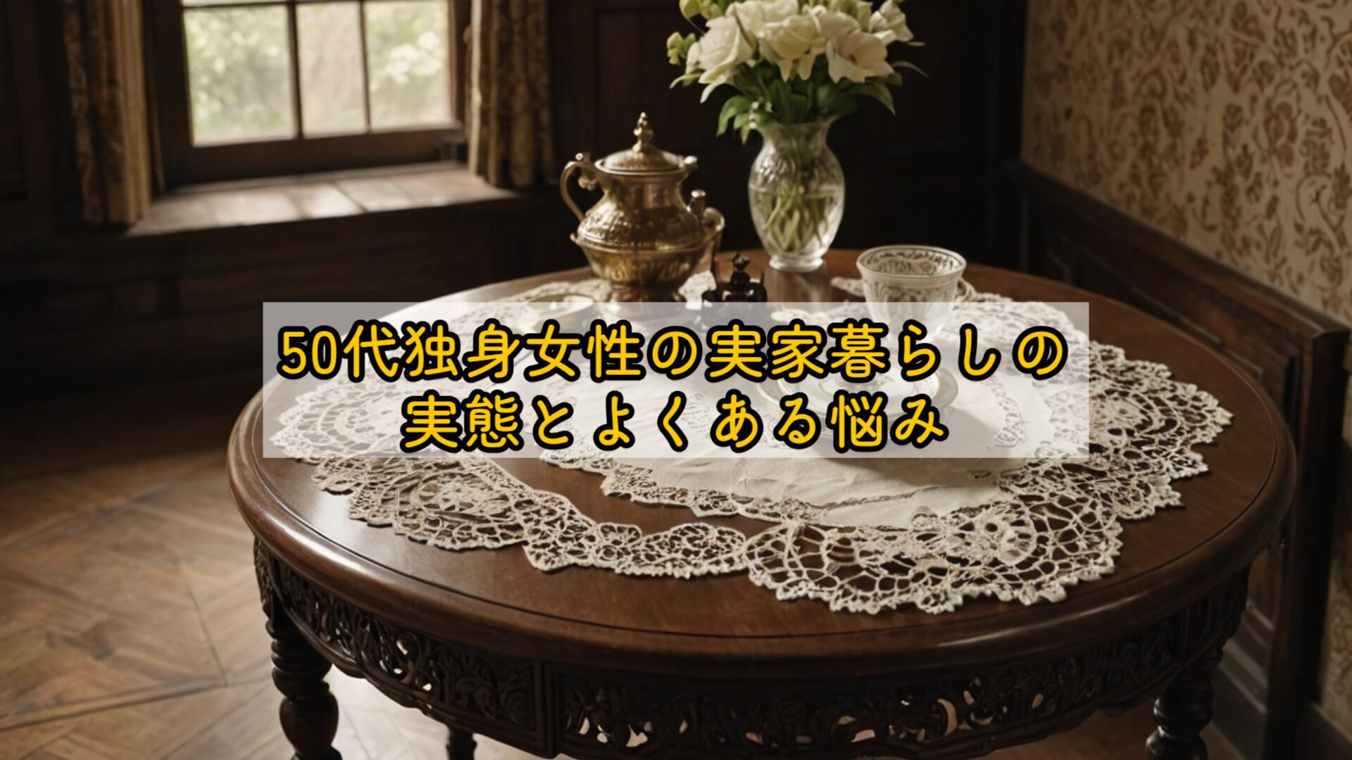 50代独身女性の実家暮らしの実態とよくある悩み