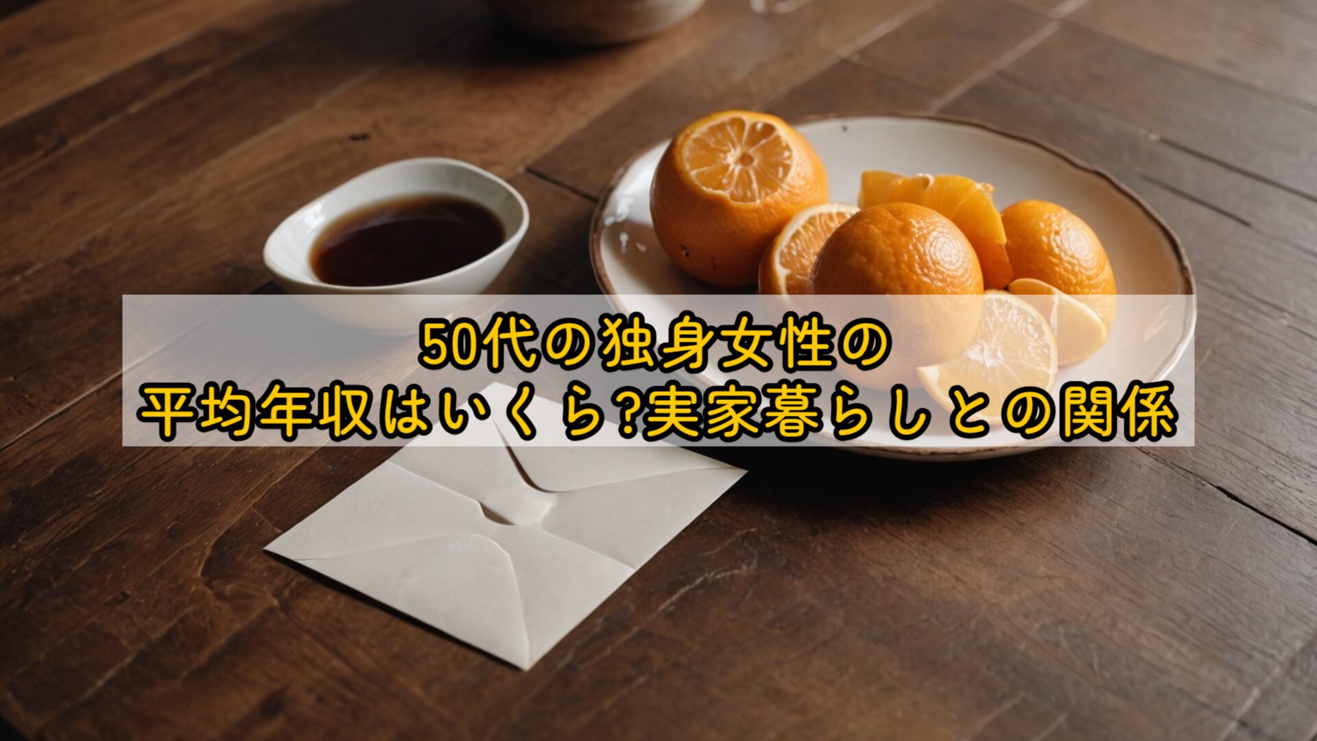 50代の独身女性の平均年収はいくら?実家暮らしとの関係
